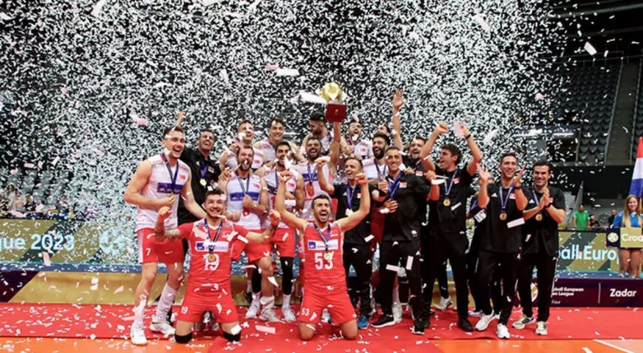 A Milli Erkek Voleybol Takımı Avrupa Şampiyonu