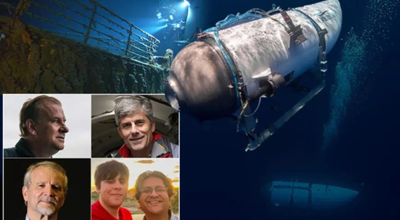 Kayıp Titan denizaltısı patlamış. 5 kişiden acı haber