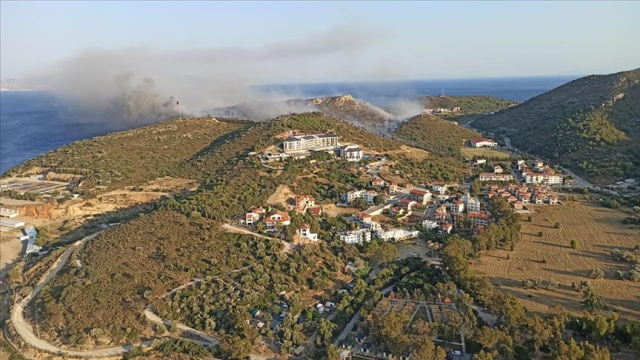 Datça'da Kargı Koyu yandı