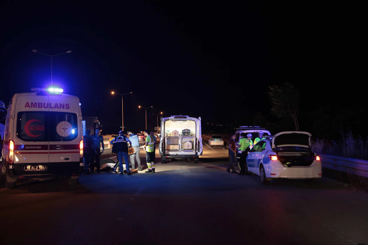 Bursa'da devrilen motosikletteki Mustafa Kaan Orhan ve Şerife Bozdağ öldü