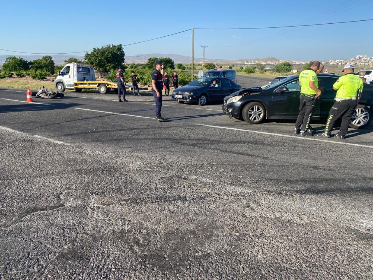 Nevşehir'de otomobille çarpışan motosikletin 17 yaşındaki sürücüsü genç kız öldü