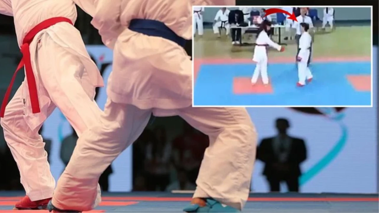 Yenilgiyi hazmedemeyen Ermeni karateciden,  Azerbaycanlı rakibine skandal hareket