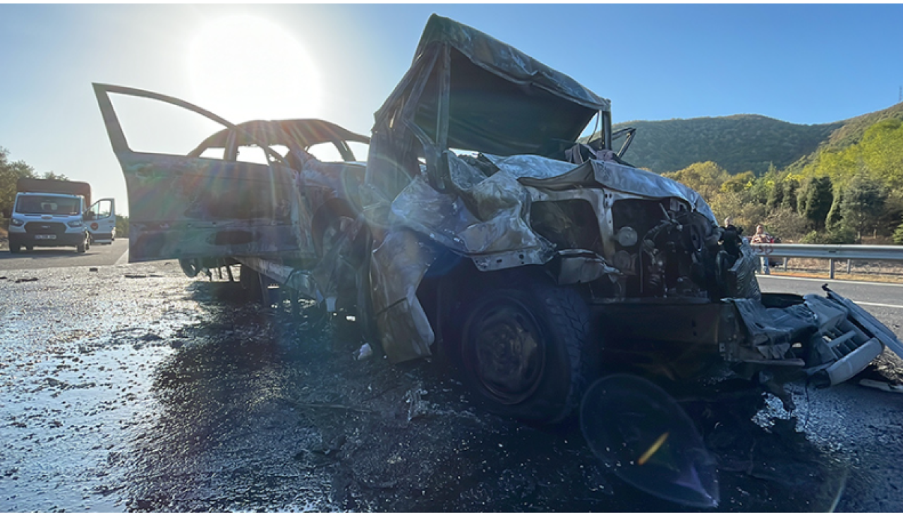 Anadolu Otoyolu'nda tıra çarpan,  sürücü Yusuf İzzettin Can yanarak öldü