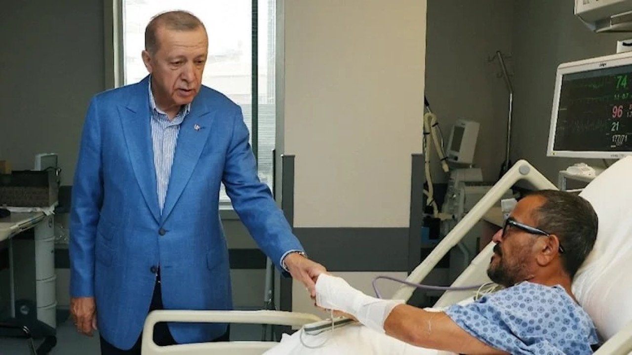 Ali Sabancı'nın kazadan sonra ilk fotoğrafı. Erdoğan ziyaret etti