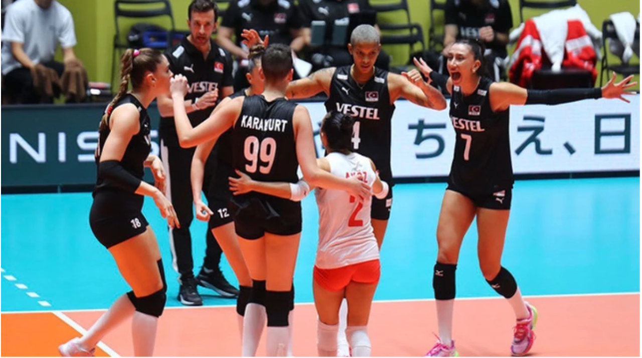 Paris'e gidiyoruz!  Filenin Sultanları  olimpiyatlara katılmayı garantiledi