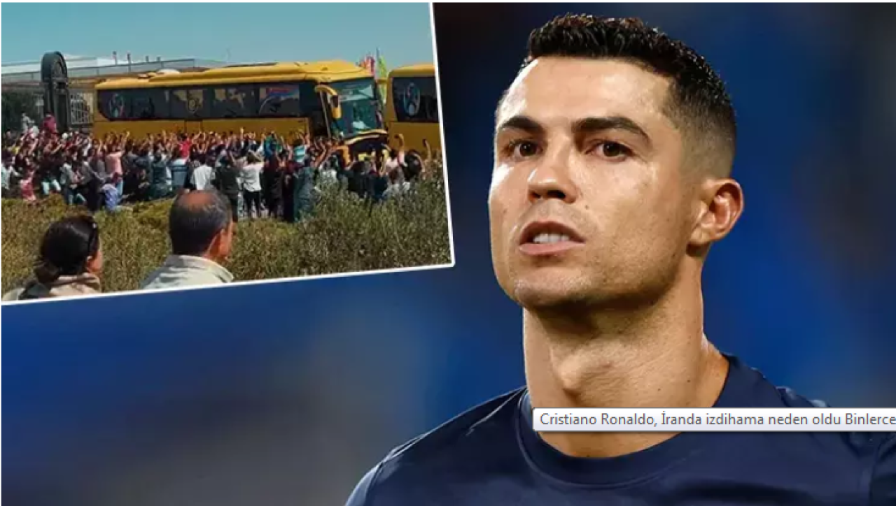 Sokaklar doldu taştı! Ronaldo'ya İran'dan büyük şok