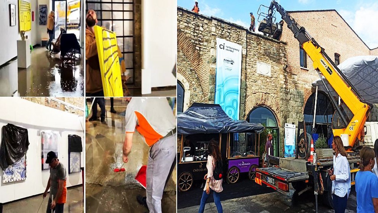 Contemporary İstanbul'u su bastı!