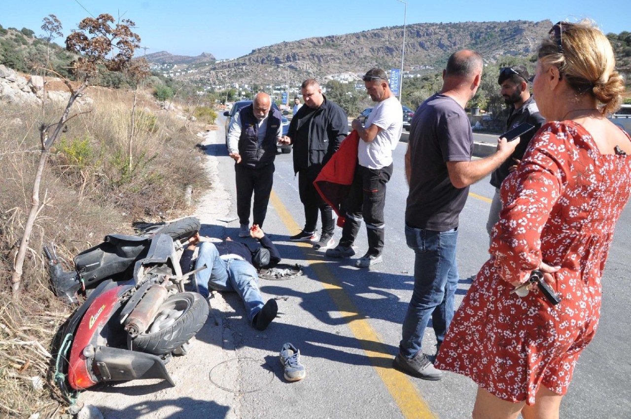 Bodrum'da otomobiliyle park halindeki motosikletliye çarptı. Gül Demir: Araba uğursuz değiştireceğim