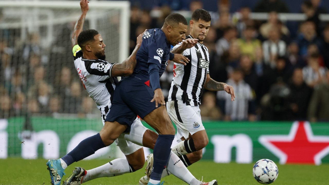 Şampiyonlar Ligi'nde gol yağdı. Newcastle PSG'ye fark attı