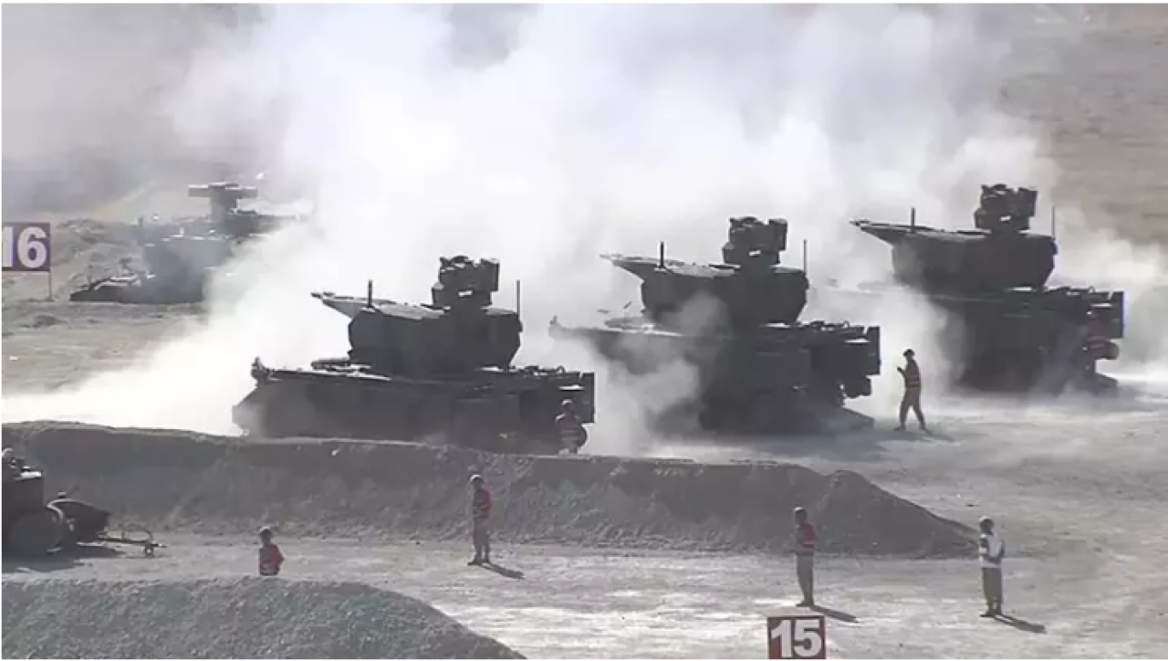 TSK ateş gücünü sergiledi