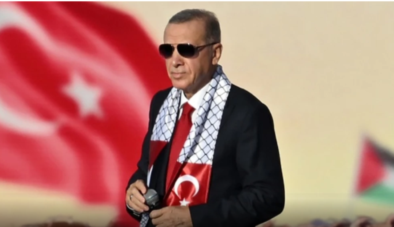 Erdoğan'ın konuşmasını bölen slogan! 'Mehmetçik Gazze'ye'