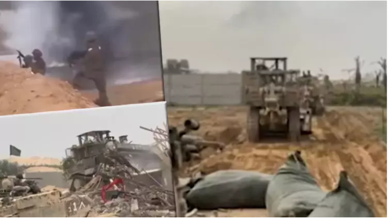 Savaşta bir ilk! İsrail görüntüleri yayınladı Tünelde pusuya düşen İsrail askerleri Hamas ile çatıştı