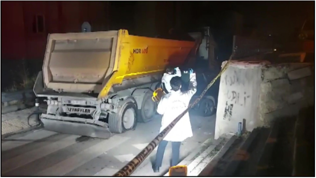 Alkollü kamyon sürücüsü dehşet saçtı! Çok sayıda aracı ezdi geçti 2 polis ağır yaralı