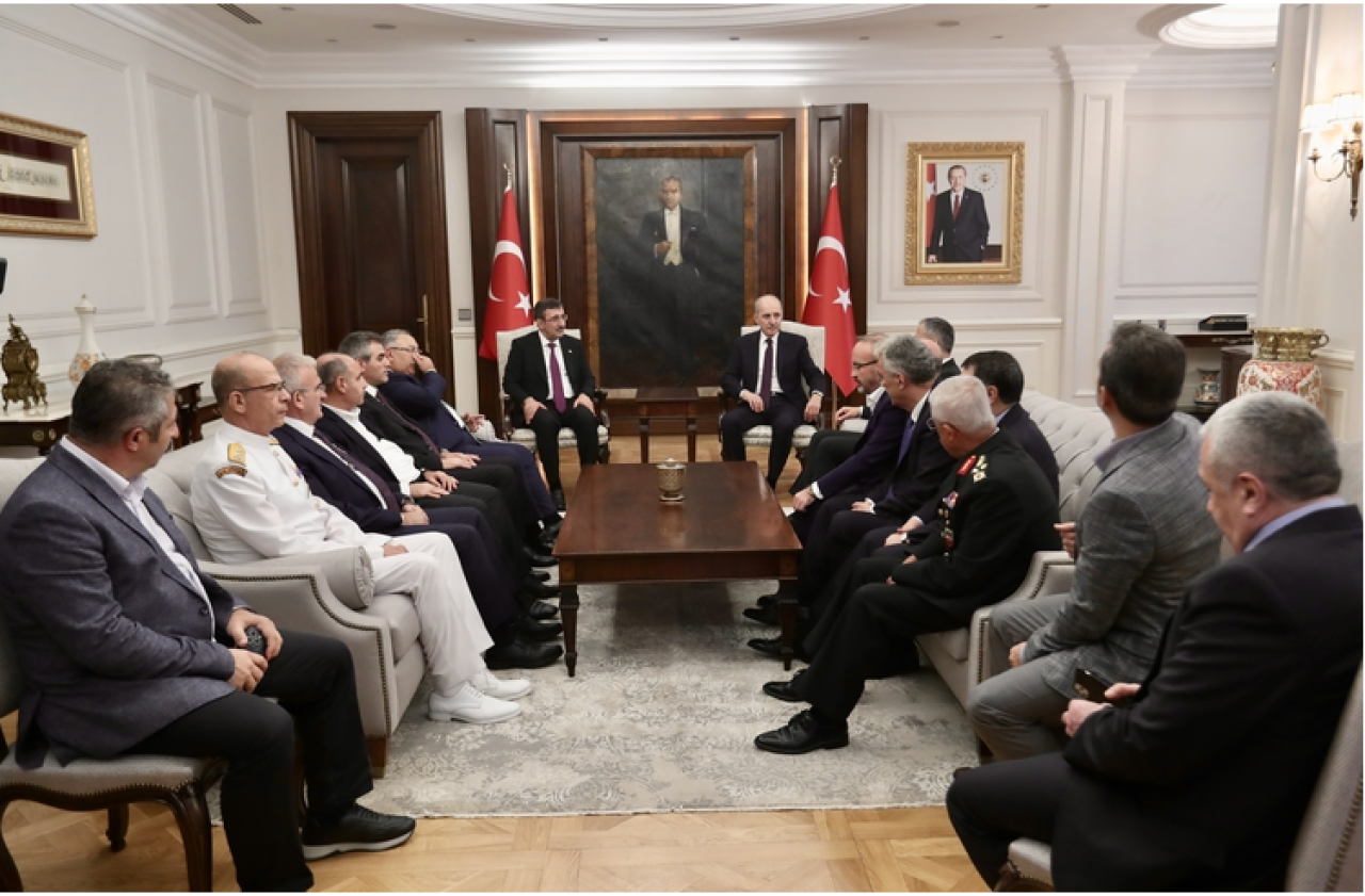 TBMM Başkanı Kurtulmuş'tan,  İçişleri Bakanı'na 'geçmiş olsun' ziyareti