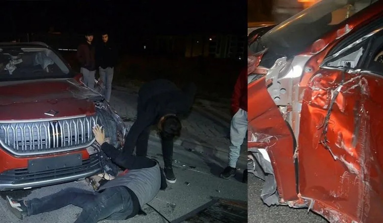 17 yaşındaki genç,  izinsiz aldığı TOGG'la kaza yaptı! Aracın sahibi sinir krizi geçirdi