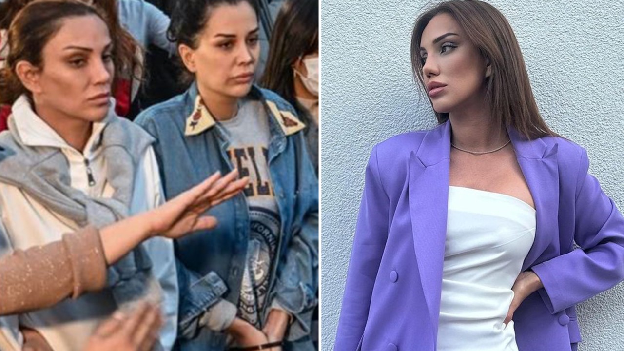 Dikkat çeken görüntü! Dilan Polat'ın kardeşi polis otobüsüne binerken kolundaki kelepçeyi kendi kendine çıkardı