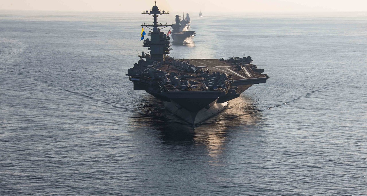 ABD uçak gemisine İHA saldırısı