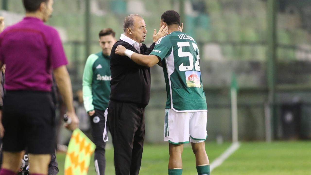 Fatih Terim Panathinaikos'la ilk maçına çıktı