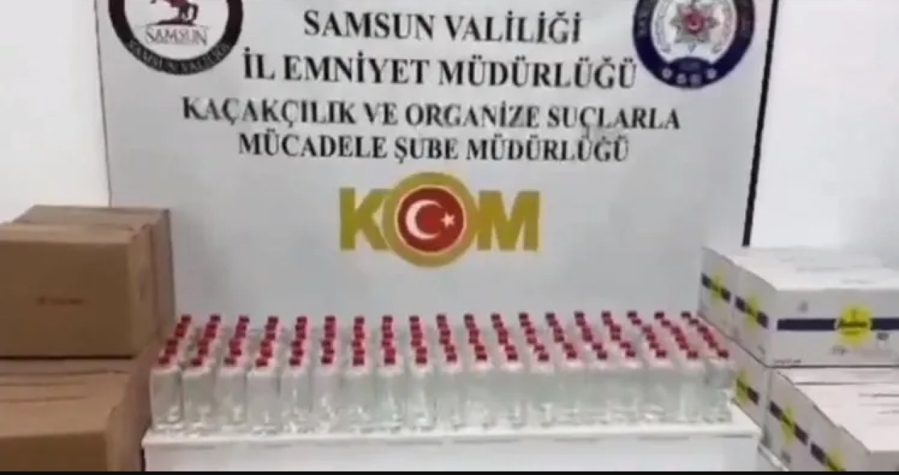 Çengel-6 operasyonu: 1 tondan fazla etil alkol ele geçirildi