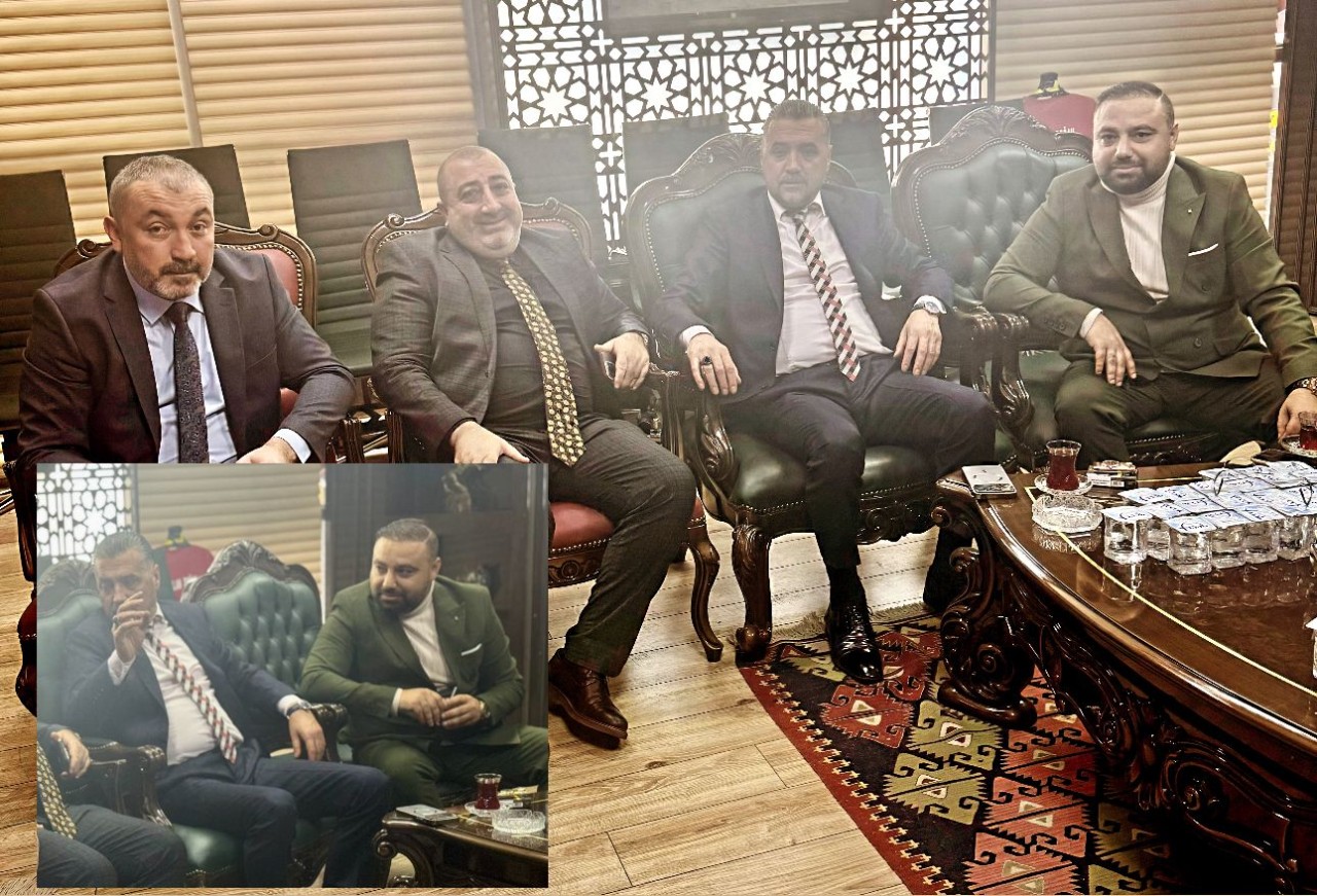 Gazeteci Ferhat Aydoğan MHP Ankara İl Başkanı Alparslan Doğan'ı ziyaret etti