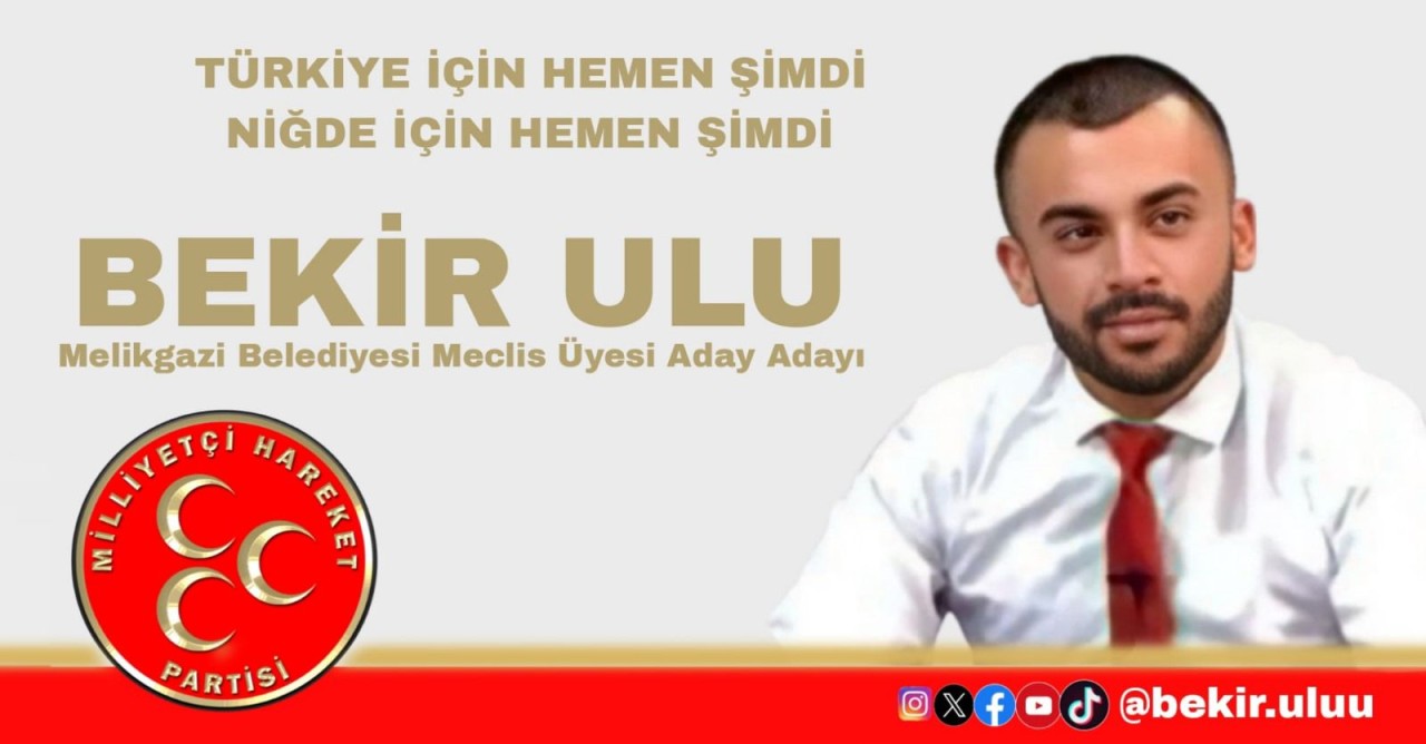 Engelli Milli Sporcu Bekir Ulu,  MHP'den Melikgazi Belediye Meclis Üyeliği İçin Aday Adayı Oldu