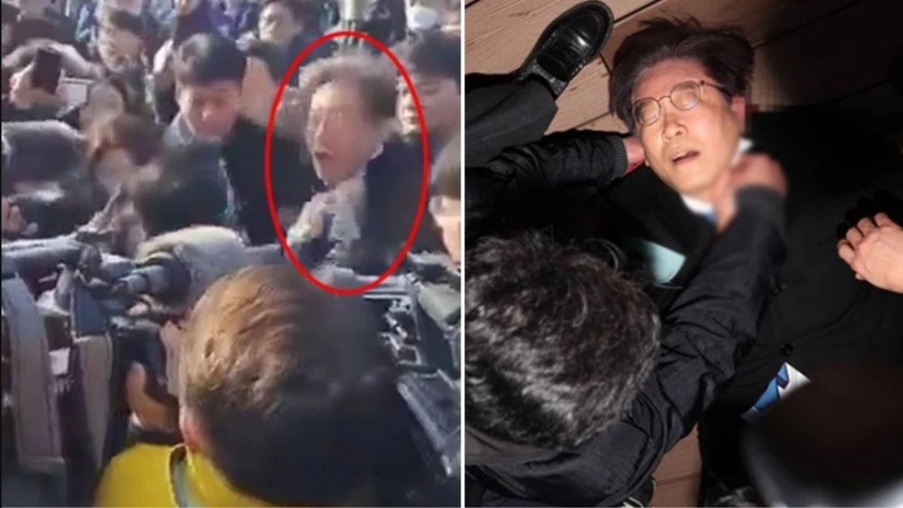 Güney Kore'de ana muhalefet lideri Lee Jae-myung bıçaklı saldırıya uğradı!