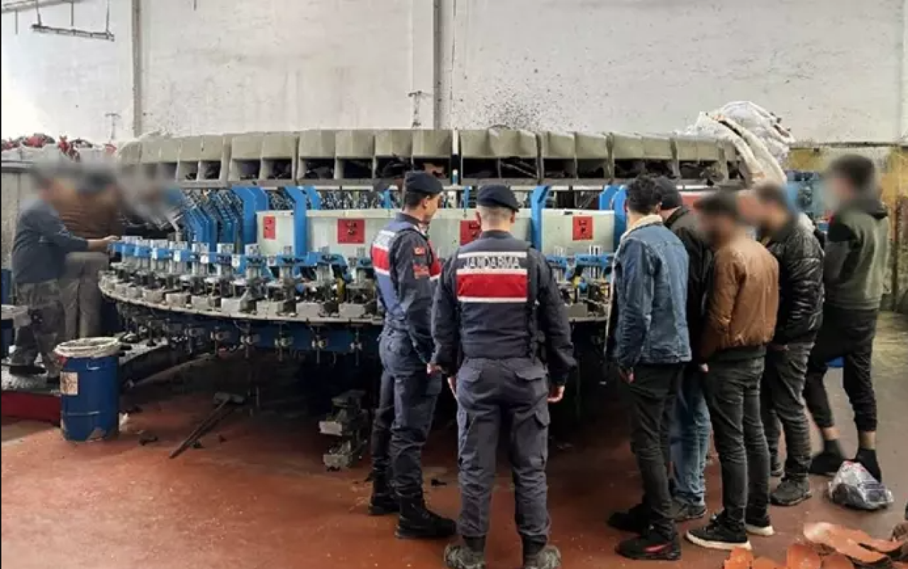 Düzensiz göçmen çalıştıran işletmeye 8, 2 milyon lira ceza!