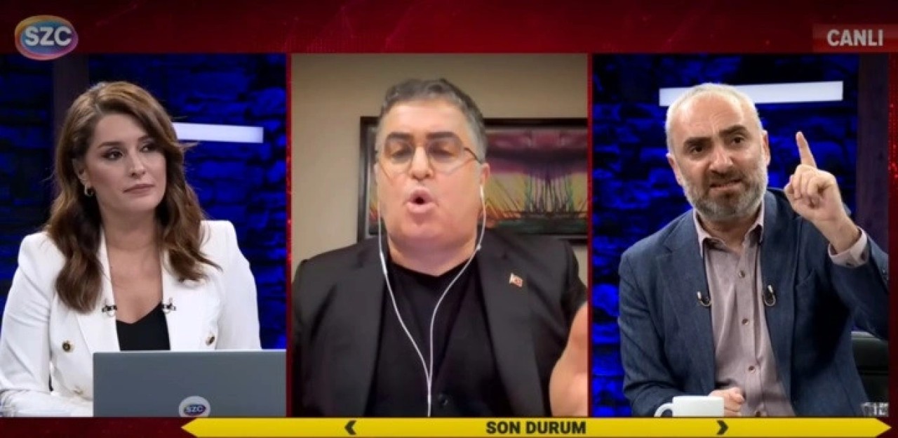 Ersan Şen ile İsmail Saymaz,  canlı yayında birbirine girdi! Canlı yayın o kelime nedeniyle durduruldu