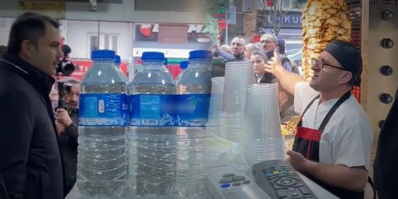 Döner ustasının Murat Kurum'a verdiği cevap olay oldu