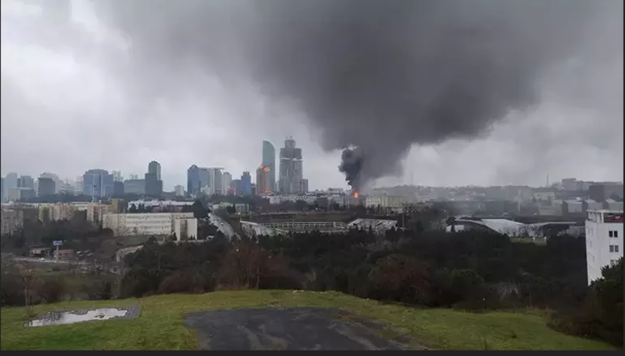 İTÜ yerleşkesinde yangın!