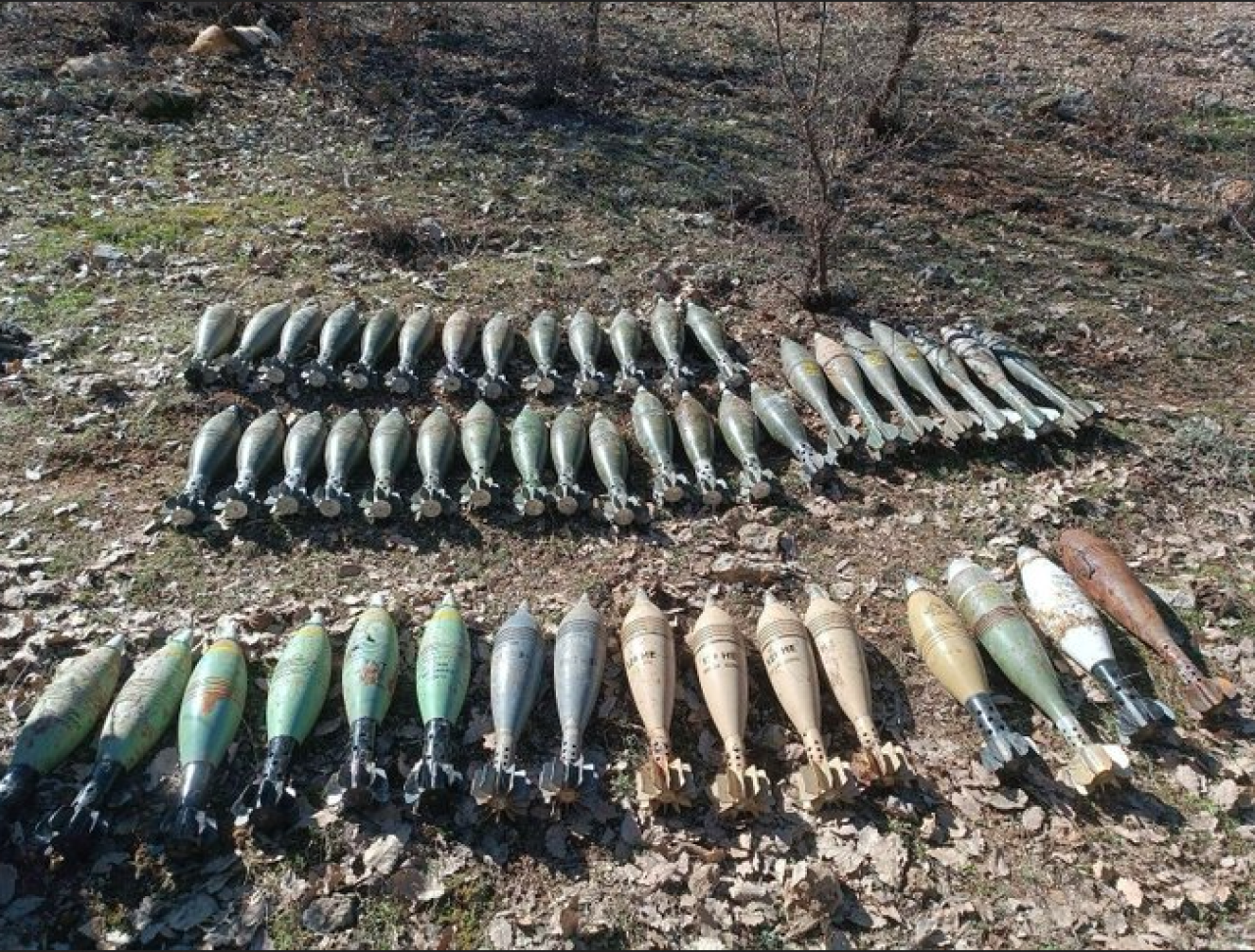 Pençe-Kaplan bölgesinde teröristlere ait sığınak tespit edildi!