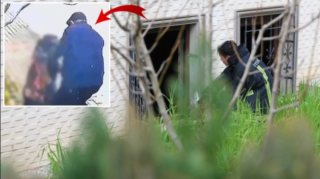 Villada patlama sonucu yangın çıktı! Bahçıvan alevler içinde kendini sokağa attı