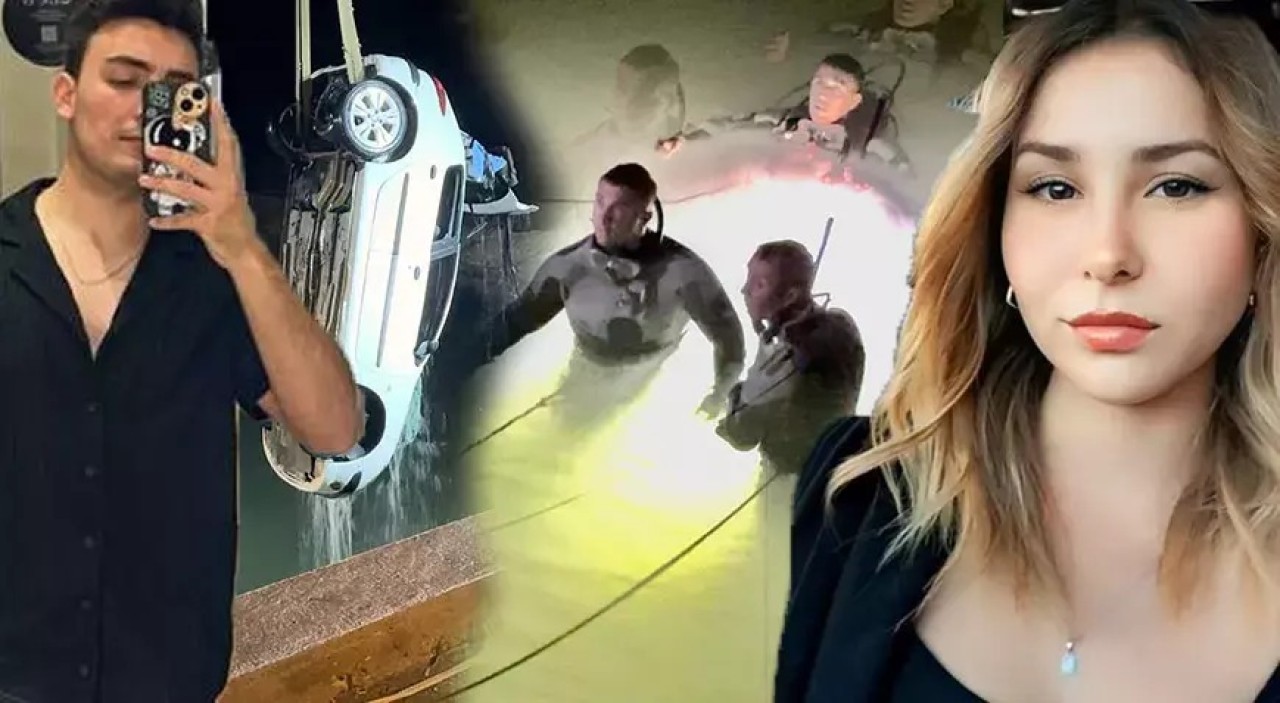 Dalaman'da kanala düşen araçtaki Astsubay Samet Doymuş ve Kübra Demirkol öldü