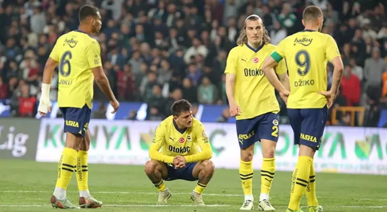 Dzeko Konya'da dünyaları kaçırdı Fenerbahçe şampiyonluğa havlu attı