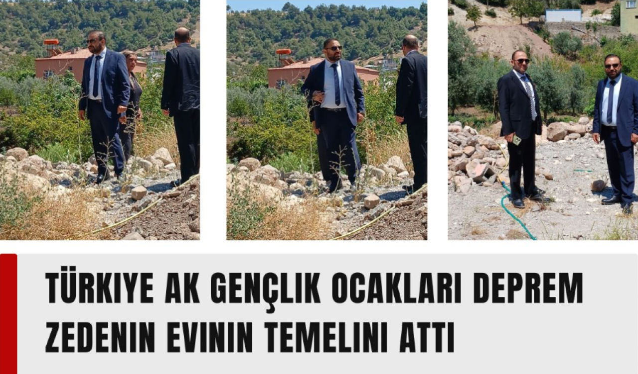 Türkiye AK Gençlik Ocakları Depremzede Ailenin Yeniden Ev Sahibi Olmalarını Sağladı