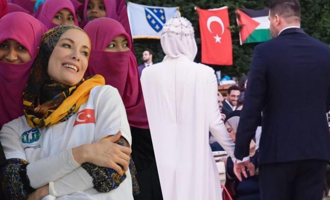 Gamze Özçelik herkesten sakladığı ünlü sevgilisiyle nikah masasına oturdu