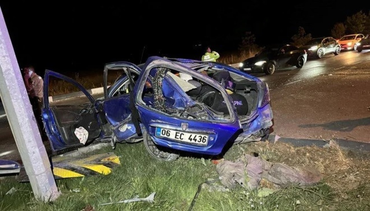 Kütahya'da feci kaza. Cemile Yalçıner öldü,  4 kişi yaralandı