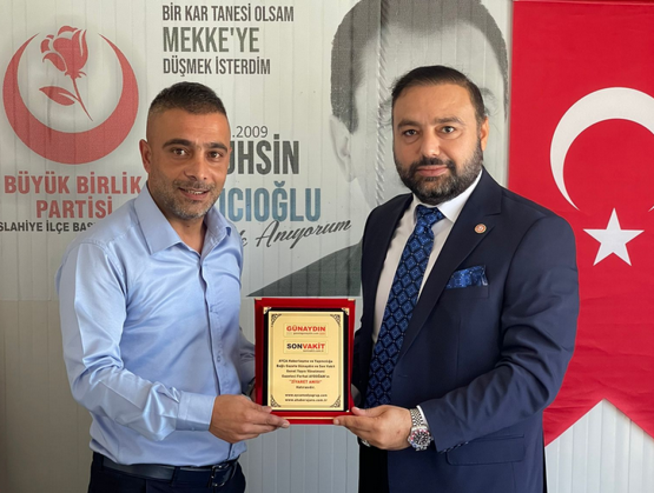 Türkiye Ak Gençlik Ocakları Genel Başkanı,  BBP ve Alperen Ocakları'na ziyarette bulundu