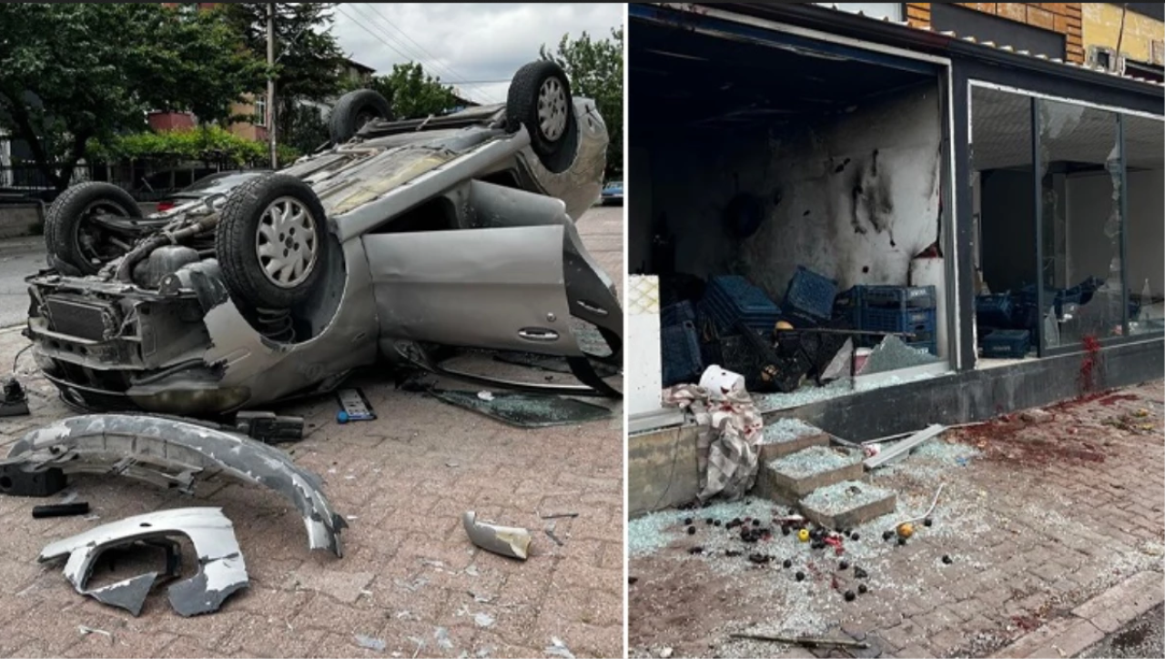 Kayseri'de hasar gün ağarınca ortaya çıktı!