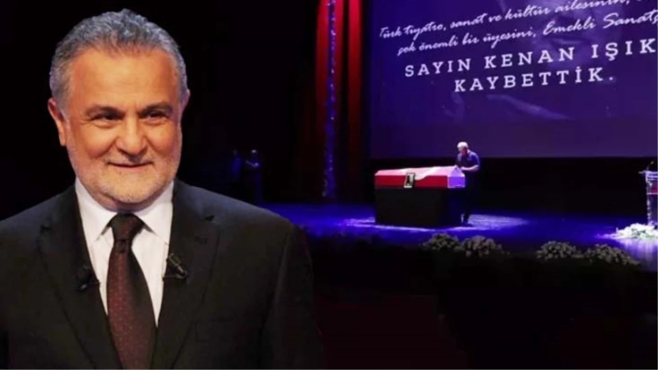 Kenan Işık'a veda töreni: Tabutunun başındaki isim dikkat çekti