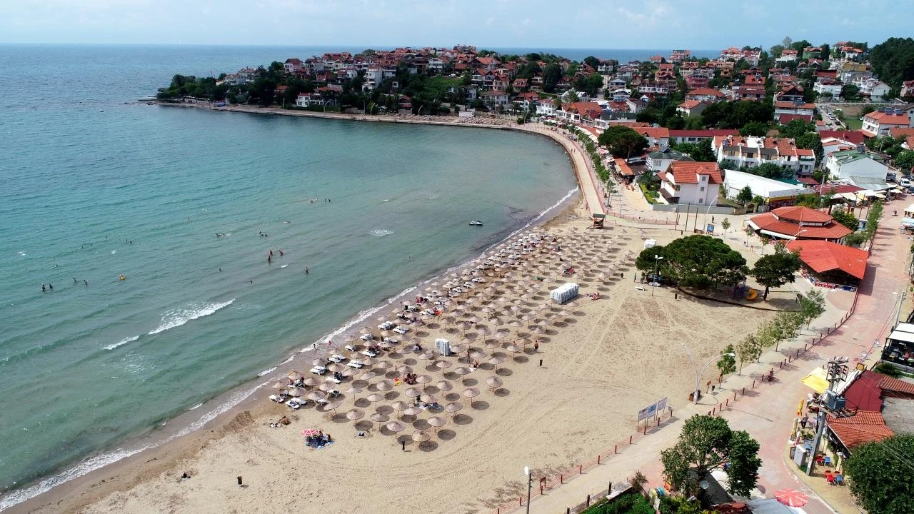 O sahilde denize girmek yasaklandı