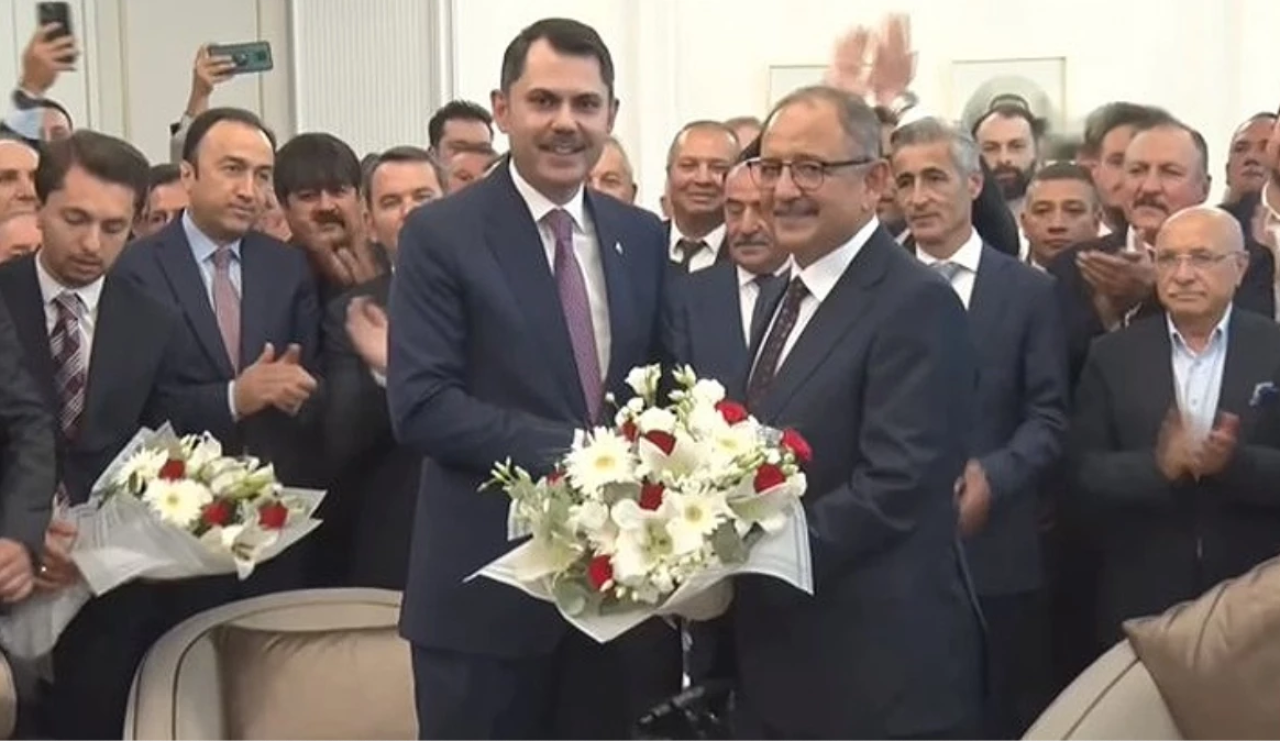 Çevre Bakanlığı'nda devir teslim töreni!