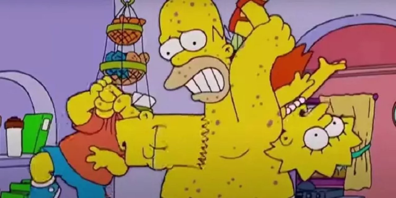 The Simpsons,  maymun çiçeği virüsünü bildi!
