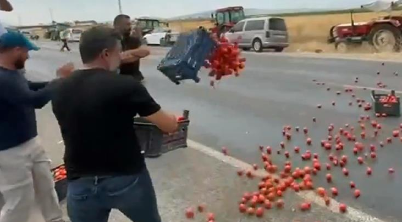 Kahramanmaraş'ta çiftçiler eylem yaptı!