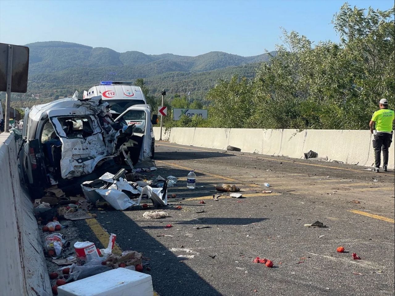 Düzce'de zincirleme kaza: 1 ölü 7 yaralı!