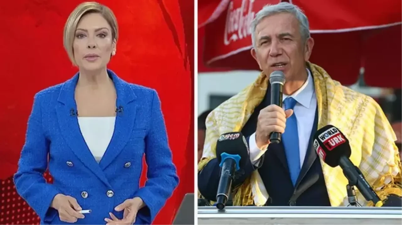 Mansur Yavaş'la ilgili paylaşımı ünlü spikerin başını yaktı