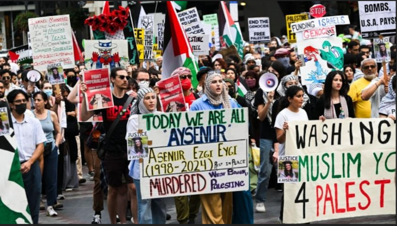 ABD Ayşenur Ezgi Eygi için ayakta!