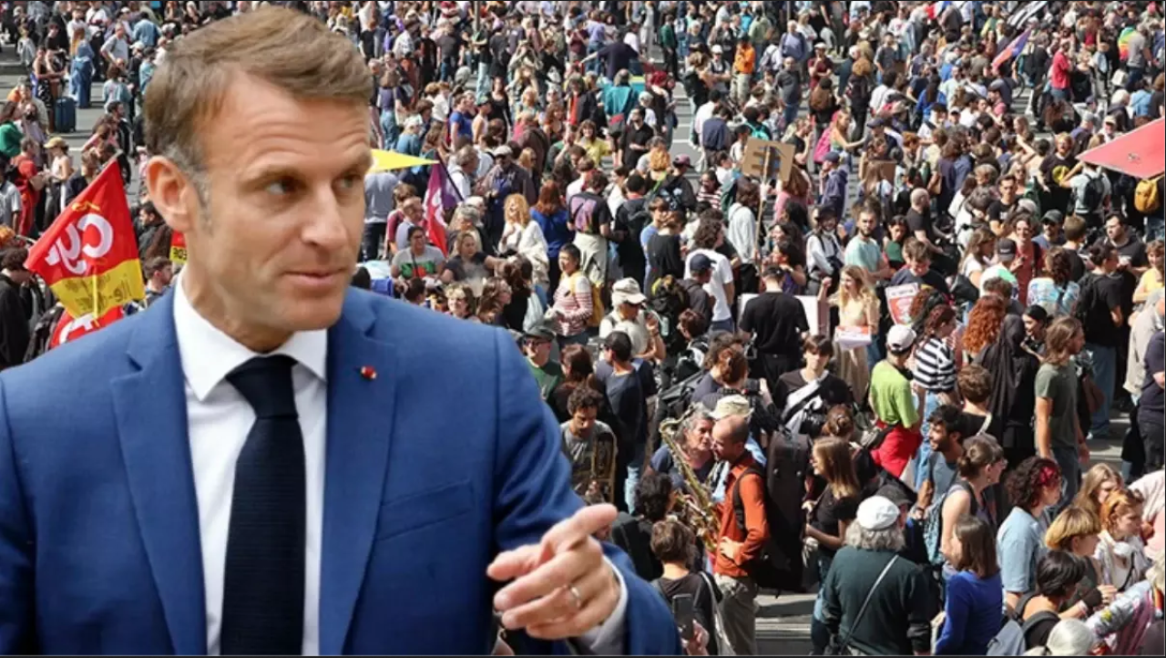 Macron'un "başbakan" tercihi binlerce kişiyi sokaklara döktü!