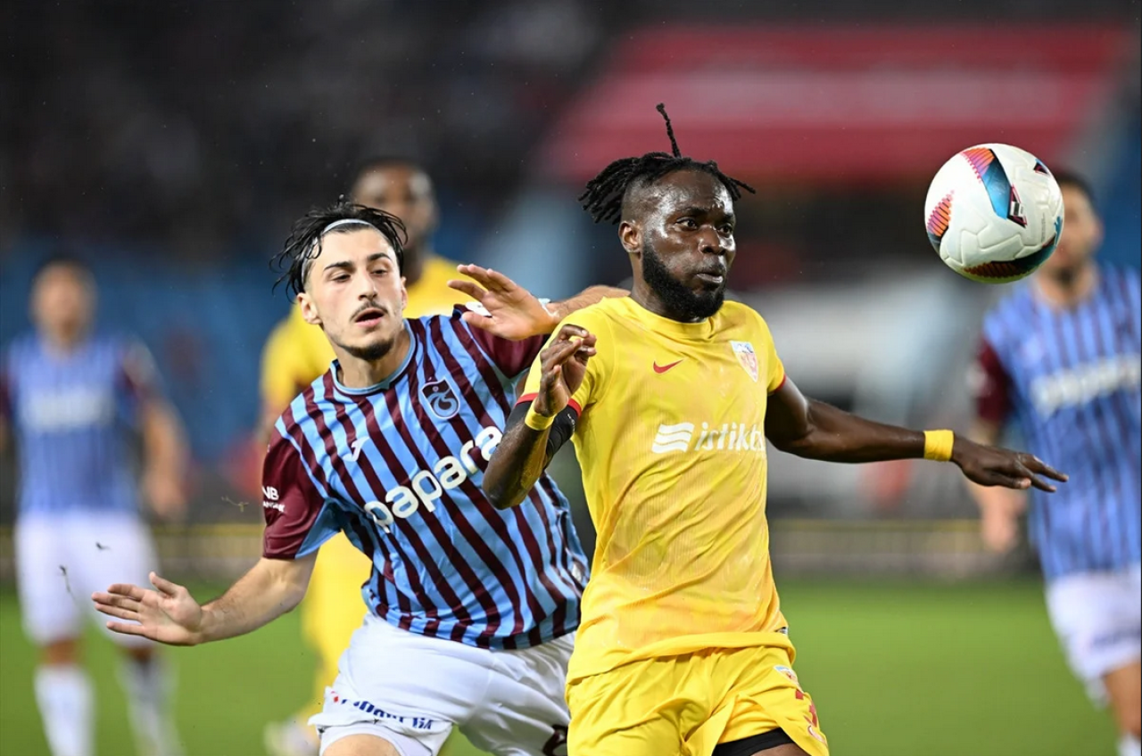 Trabzonspor Kayserispor ile berabere kaldı!
