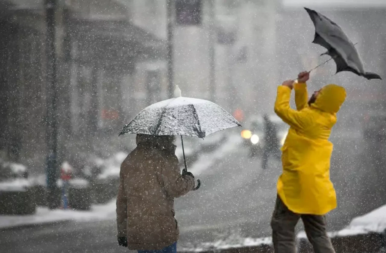 Meteoroloji saat verip uyardı! Kuvvetli geliyor: Kar,  yağmur,  rüzgar!